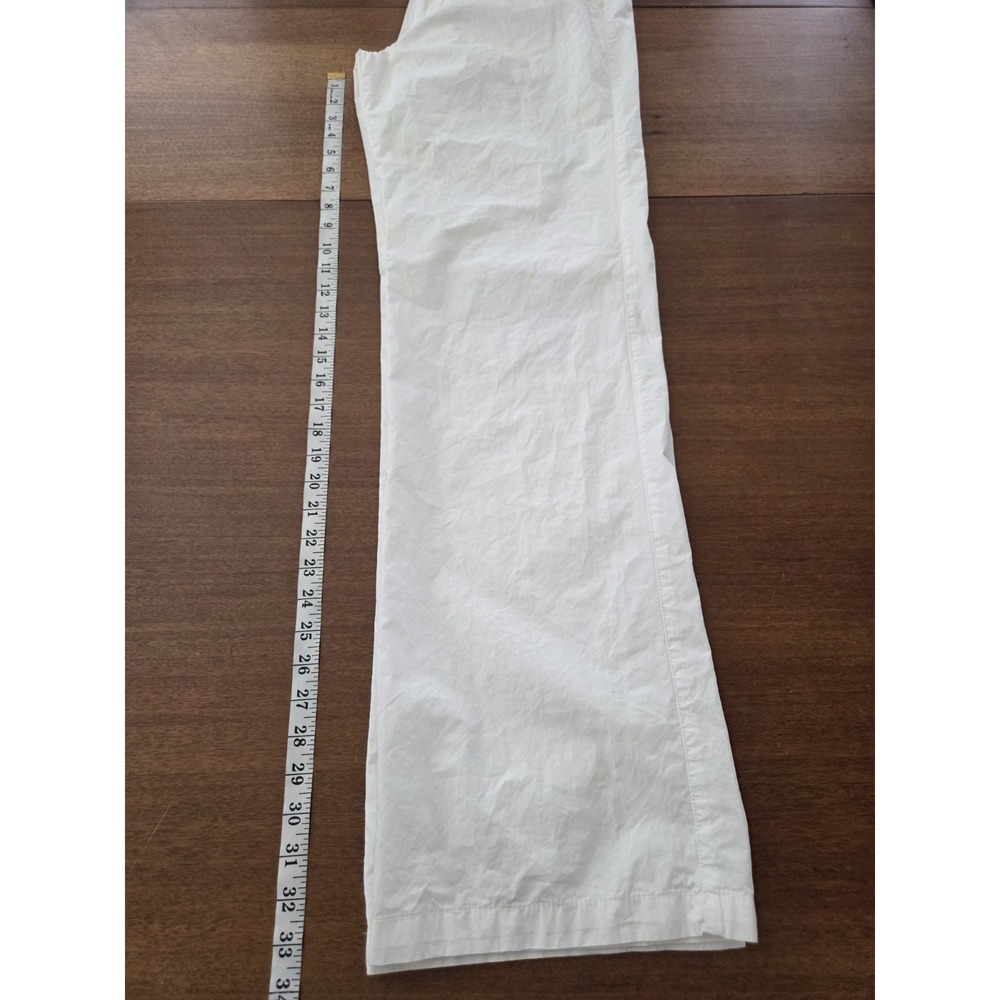 United Colors Of Benetton Flat Front Pants Men's 34/36X34 White L/xl Nautical - Picture 4 of 11